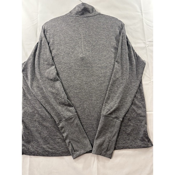 Nike Men's Dri-Fit Running 1/2 Zip Pullover Long Sleeve‎ Gray Size XL - Picture 3 of 9